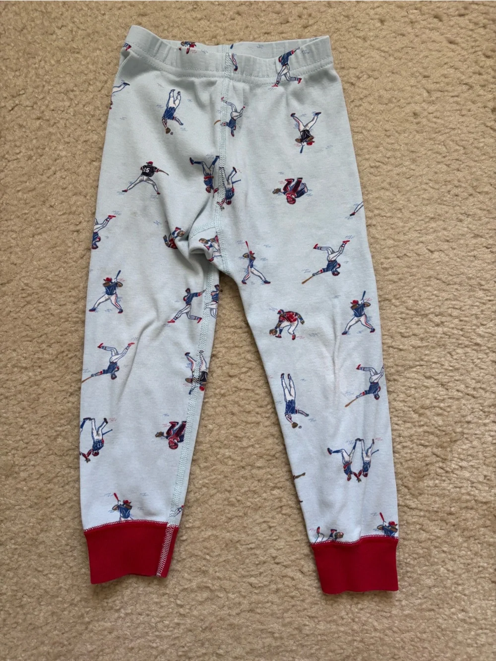 3T Hanna Andersson Baseball Pajama set